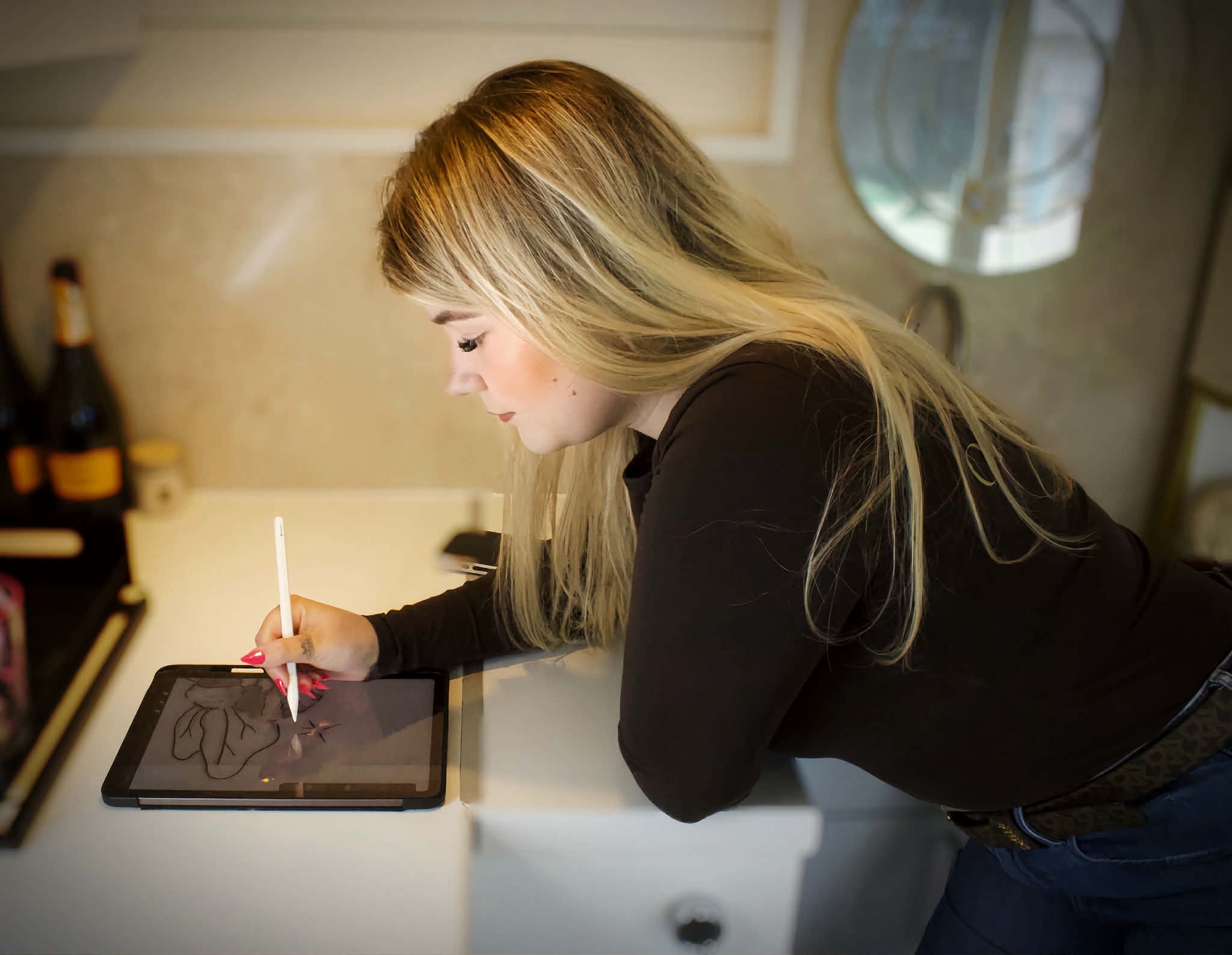 Maddie, owner of Ink & Elegance